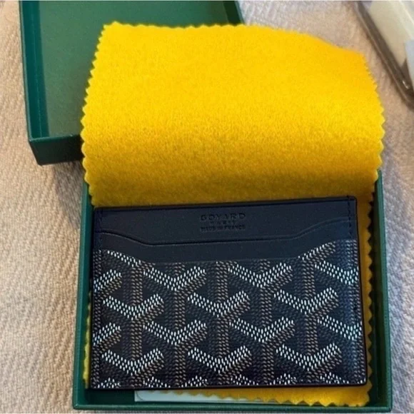 Goyard Black and White Card Holder - Picture 1 of 2